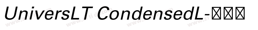 UniversLT CondensedL字体转换